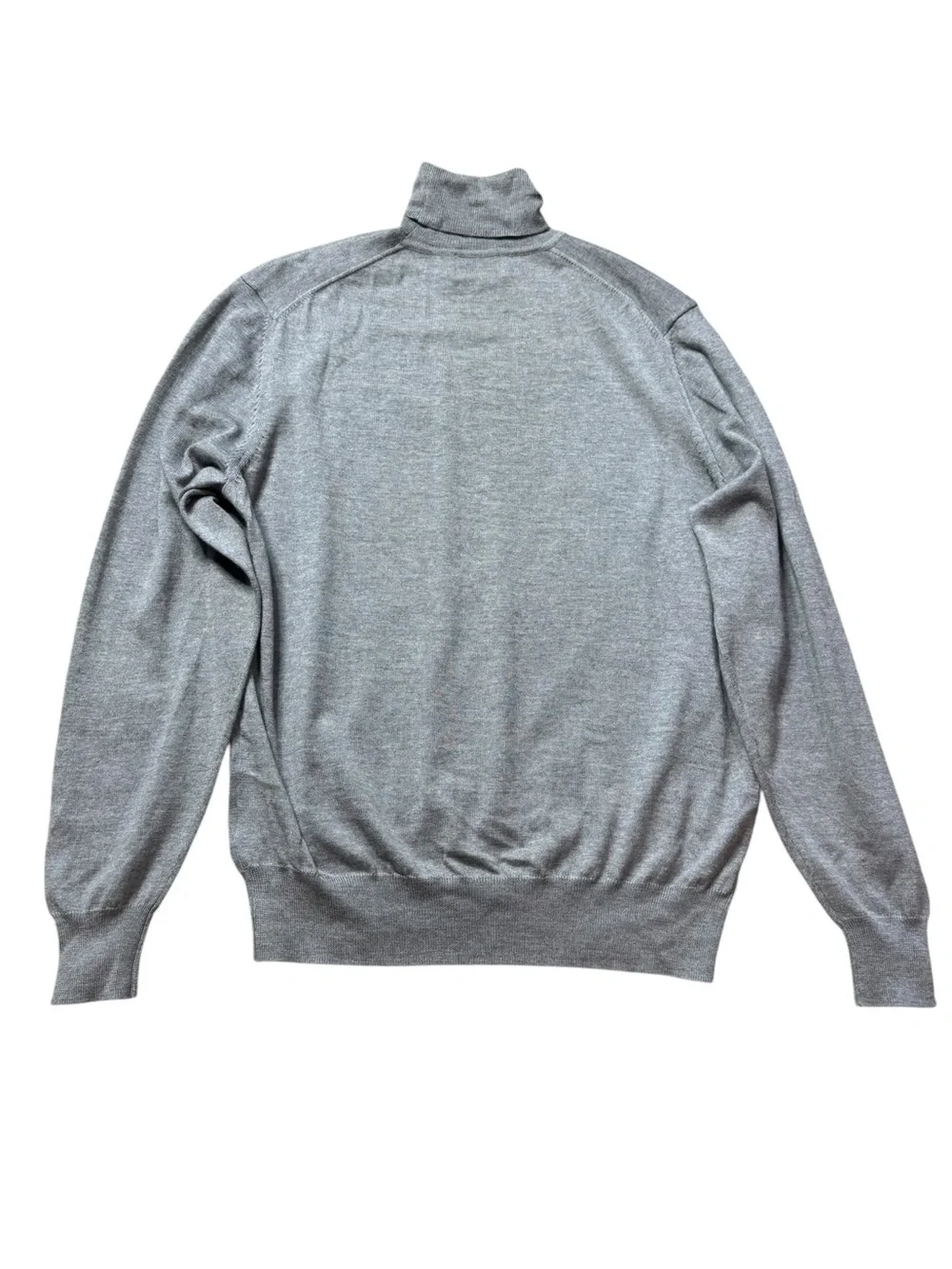 Alan Paige Linton Merino Wool Roll Neck Jumper size UK 46 (US XL)